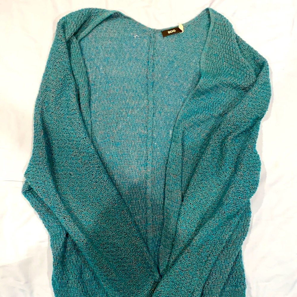 Urban Outfitters teal blue cardigan, small